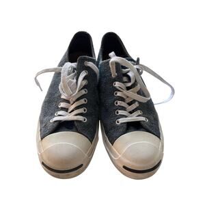 Jack Purcell blue suede sneakers